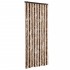 Cortina mosquitera de chenilla beige y marrón claro 56x185