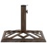 Base de sombrilla de hierro fundido bronce 44x44x31