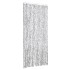 Cortina mosquitera de chenilla gris claro y oscuro 56x185