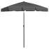 Sombrilla de playa gris antracita 180x120