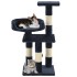 Rascador para gatos con poste de sisal 65 cm