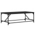 Mesa de centro de madera contrachapada negro 100x50x35