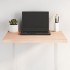 Tablero de mesa madera maciza roble borde natural 60x40x2
