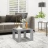 Mesa auxiliar madera contrachapada gris Sonoma 50x50x35