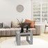Mesa auxiliar madera contrachapada gris Sonoma 50x50x35