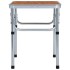 Mesa de camping plegable aluminio 60x45