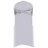 Lazo de silla elástico 25 uds con broche de diamante
