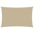 Toldo de vela rectangular tela Oxford beige 2x5