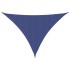 Toldo de vela triangular tela Oxford azul 5x5x6