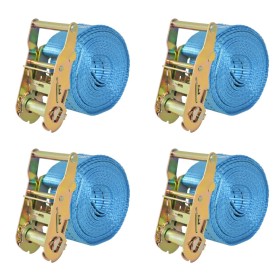 Correas de sujeción de trinquete 4 uds 2 T 6mx38mm