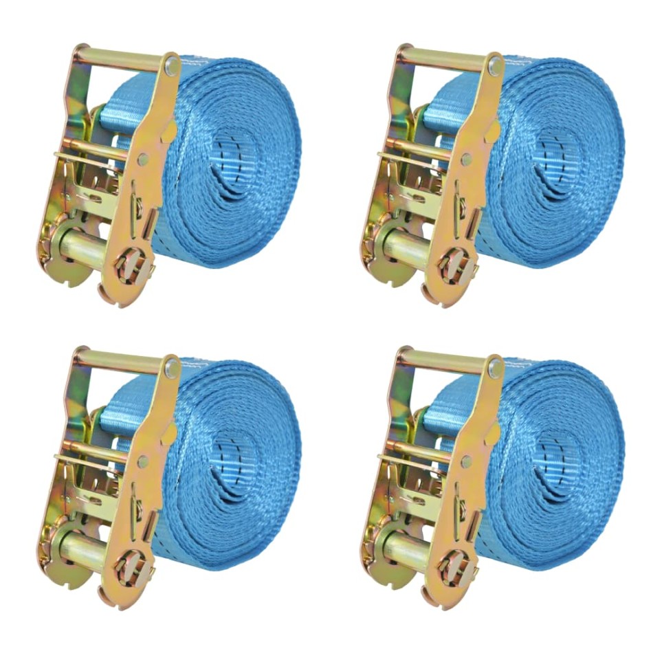 Correas de sujeción de trinquete 4 uds 2 T 6mx38mm