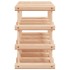 Botellero para 12 botellas madera maciza de pino 36x23x36