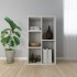 Estantería/Aparador madera contrachapada blanco 50x25x80
