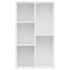 Estantería/Aparador madera contrachapada blanco 50x25x80