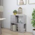 Librería de madera contrachapada gris hormigón 60x24x63