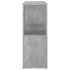 Librería de madera contrachapada gris hormigón 60x24x63