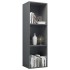Estantería libros madera contrachapada gris brillo