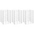 Arriates de gaviones 3 unidades hierro 30x30x50