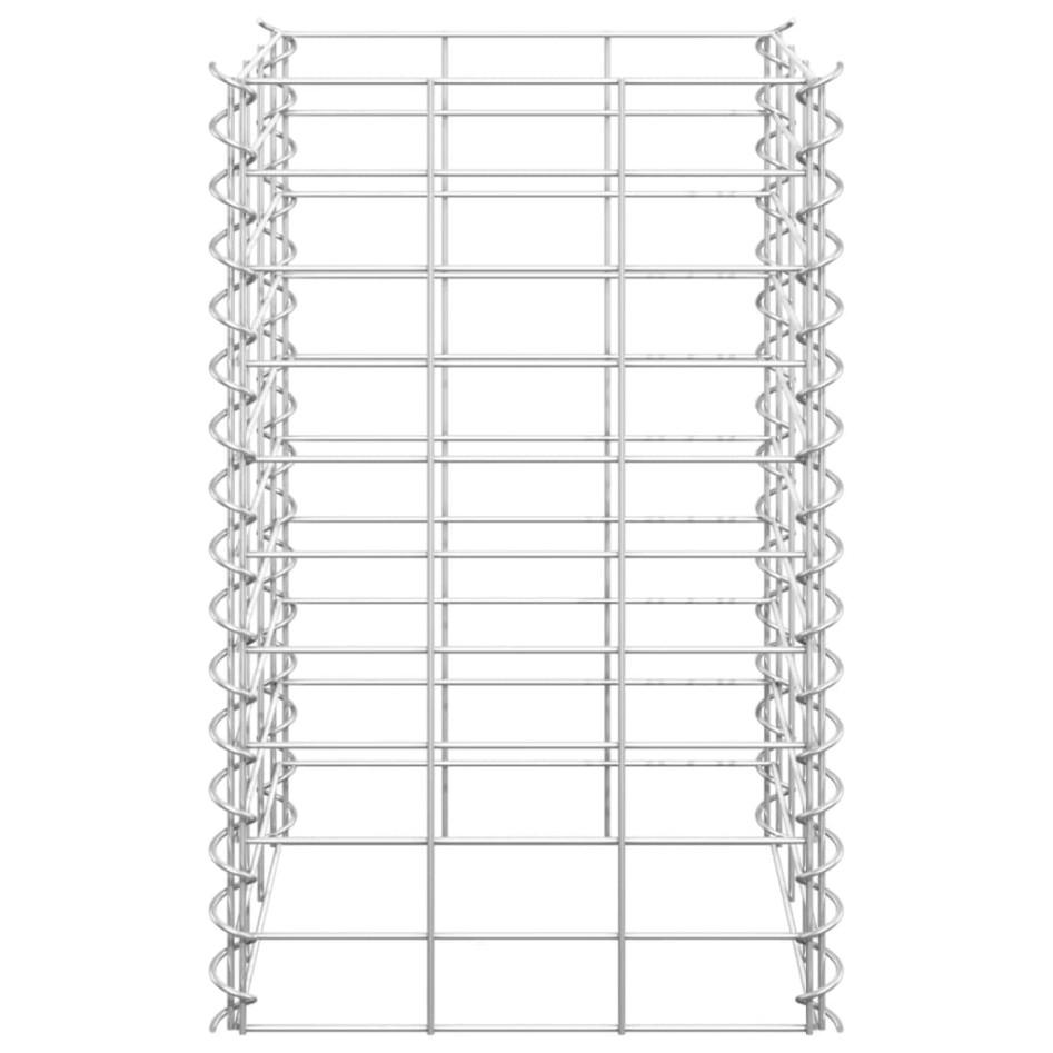 Arriates de gaviones 3 unidades hierro 30x30x50