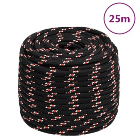 Cuerda de barco polipropileno negra 18 mm 25