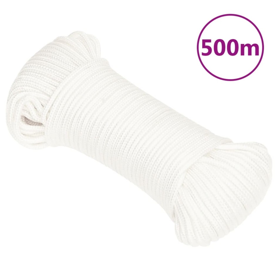 Cuerda de barco polipropileno blanco intenso 3 mm 500