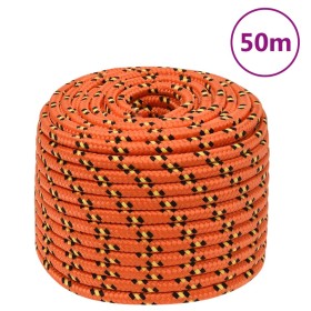 Cuerda de barco polipropileno naranja 14 mm 50