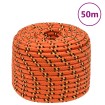 Cuerda de barco polipropileno naranja 14 mm 50 m