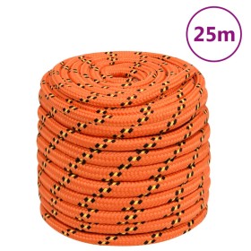 Cuerda de barco polipropileno naranja 18 mm 25