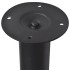 2x Patas de mesa telescópicas negro 710 mm-1100