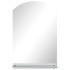 Espejo de pared con estante de vidrio templado 40x60