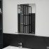 Espejo de pared con estante de vidrio templado 40x60
