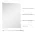 Espejo de pared con 5 estantes plateado 50x60