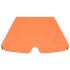 Dosel de repuesto columpio de jardín naranja 188/168x145/110