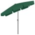 Sombrilla de playa verde 200x125
