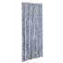 Cortina mosquitera azul y blanco chenilla 56x200