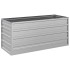 Arriate de acero galvanizado plateado 100x40x45