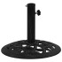 Base de sombrilla de hierro fundido negro 40x40x32