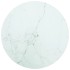 Tablero de mesa diseño mármol vidrio templado blanco Ø50x0,8