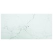 Tablero mesa diseño mármol vidrio templado blanco 100x50 cm 6mm