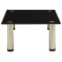 Mueble para TV de vidrio templado negro 60x35x17