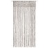 Cortina de macramé algodón gris taupé 140x240