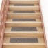 Alfombrilla autoadhesiva escalera 15 uds crema 76x20