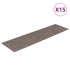 Alfombrilla autoadhesiva escalera 15 uds crema 76x20