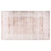 Alfombra lavable antideslizante beige 120x180 cm