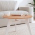 Tablero redondo de madera maciza de haya Ø60x1,5