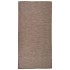 Alfombra de exterior de tejido plano marrón 100x200