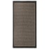 Alfombra de exterior de tejido plano marrón oscuro 100x200