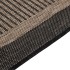 Alfombra de exterior de tejido plano marrón oscuro 100x200
