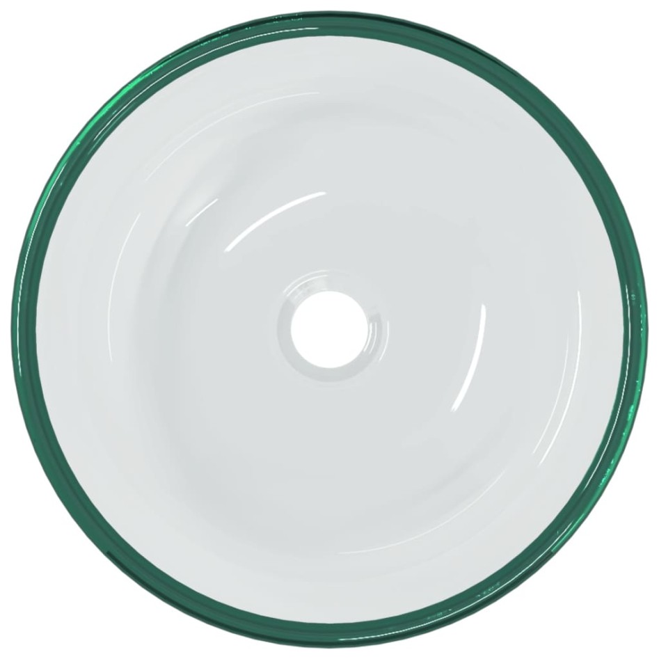 Lavabo de vidrio templado transparente 35x12