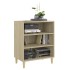 Aparador de madera contrachapada roble Sonoma 57x35x70